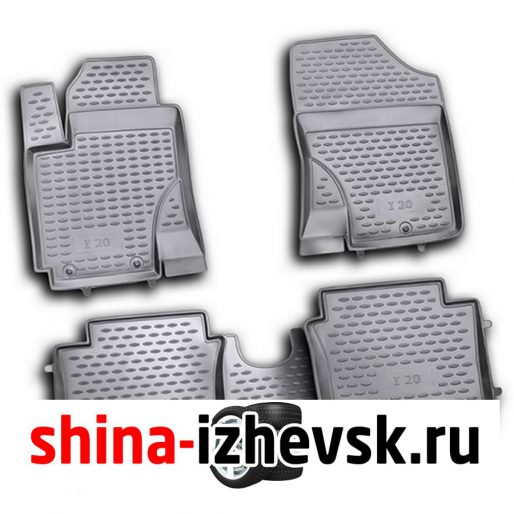 Коврик Autofamily коврик в салон полиуретановый черный для HYUNDAI i20 2009- в Ижевске